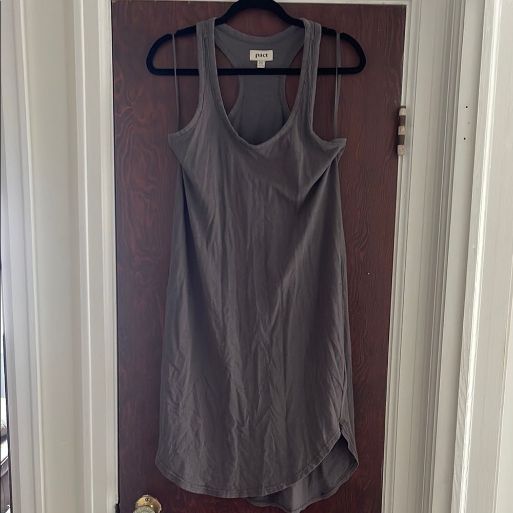 Pact Charcoal Sleeveless Dress